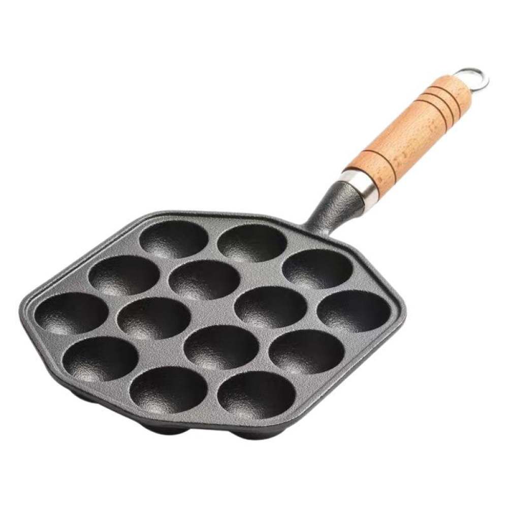 Takoyaki Grill Plate - Panela de ferro fundido para takoyaki,