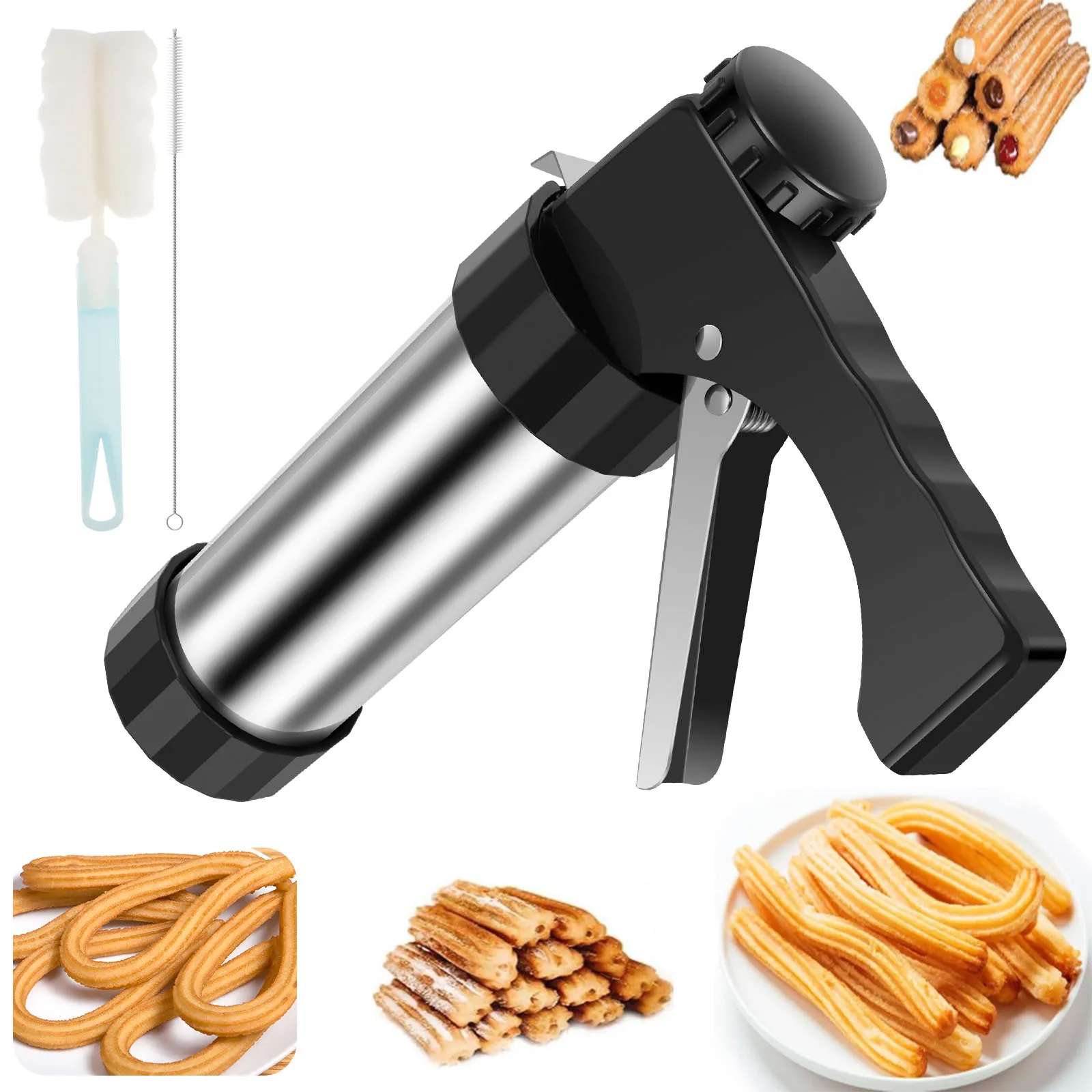 Churros Maker Gun - Máquina para fazer churros, kit de