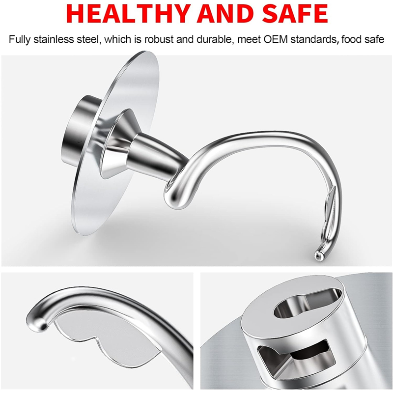 Kitchenaid Mixer Hand Mixer - Gancho de massa espiral de aço
