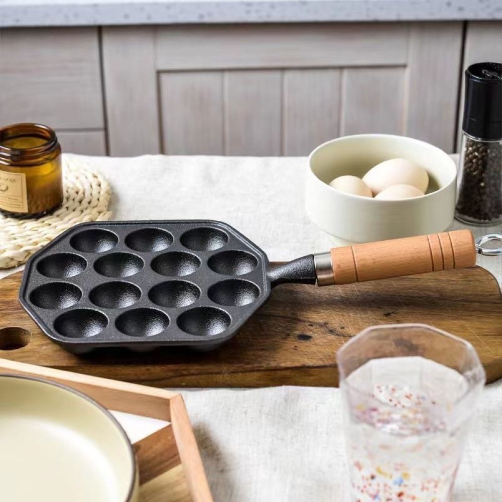 Panela de ferro fundido para t - Takoyaki Grill Plate avaliação e preço