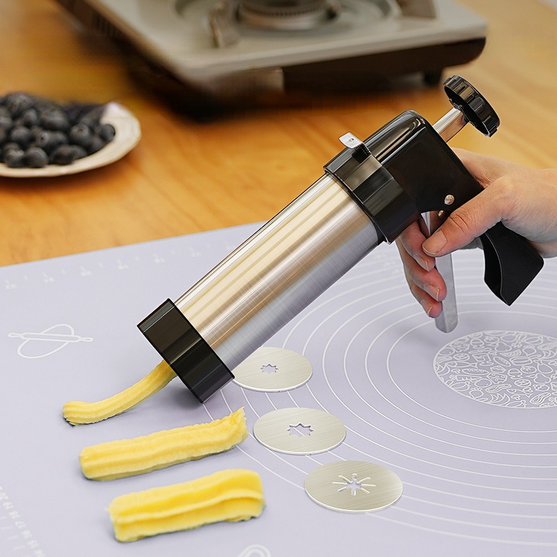 Conjunto de Extrusora Manual p - Churros Maker Gun avaliação e preço