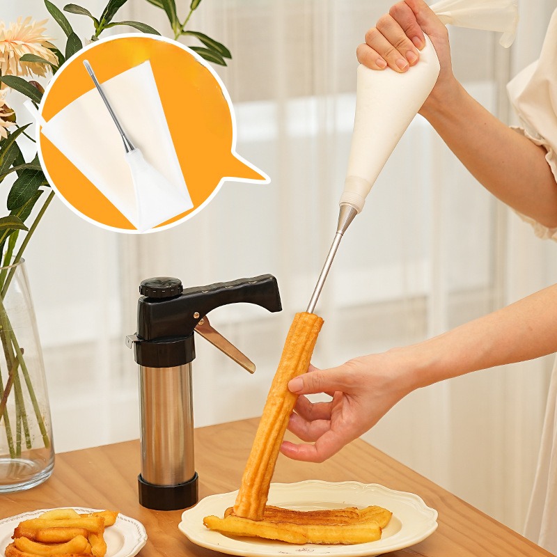 Conjunto de Extrusora Manual p - Churros Maker Gun avaliação e preço