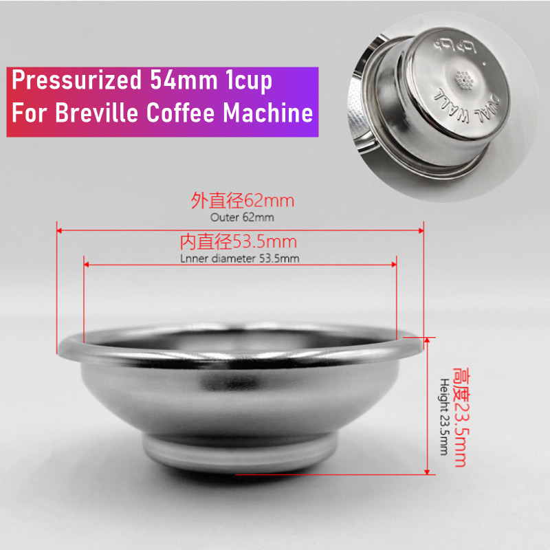 Cesta de filtro pressurizada d - Breville Espresso Bes870 avaliação e preço