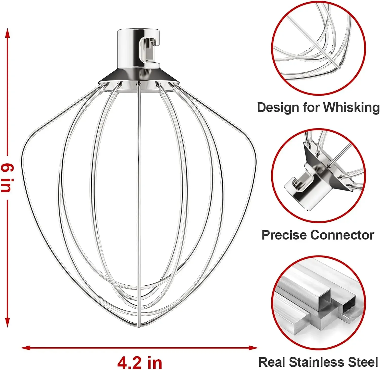 Acessório de batedor de 6 fios - Kitchenaid Mixer Hand Mixer avaliação e preço